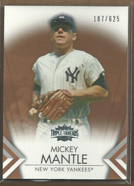 2012 Topps Triple Threads Sepia #7 Mickey Mantle