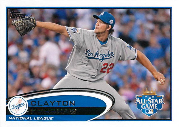 2012 Topps Update #US52A Clayton Kershaw