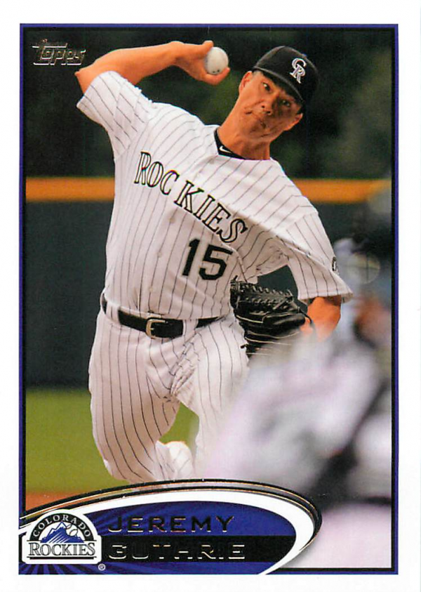2012 Topps Update #US114 Jeremy Guthrie
