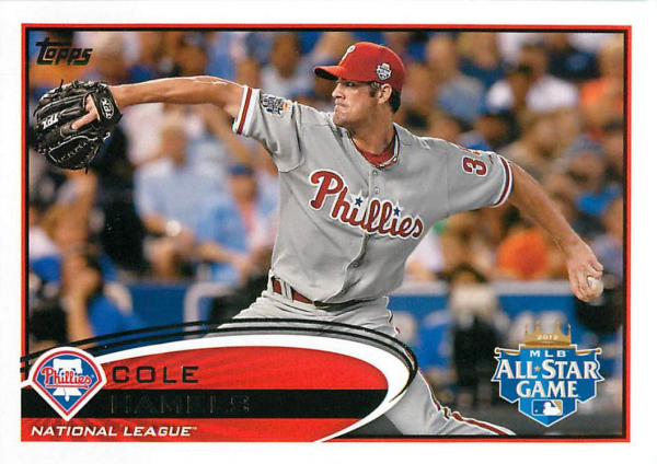 2012 Topps Update #US206 Cole Hamels