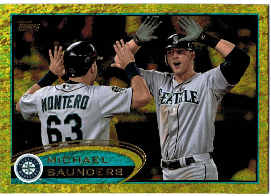 2012 Topps Update Gold Sparkle #US90 Michael Saunders