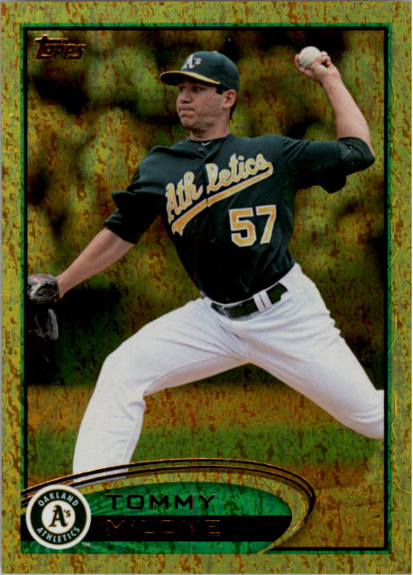 2012 Topps Update Gold Sparkle #US132 Tommy Milone