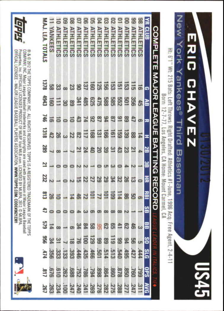 2012 Topps Update Baseball Gold Parallel Singles xxxx/2012 - You Choose - Picture 16 of 83