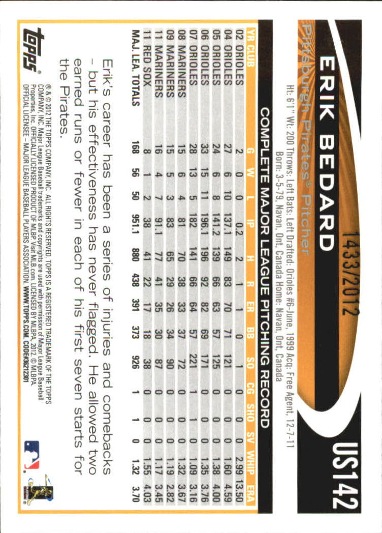 2012 Topps Update Baseball Gold Parallel Singles xxxx/2012 - You Choose - Picture 35 of 83