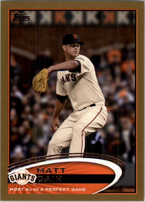 2012 Topps Update Baseball Gold Parallel Singles xxxx/2012 - You Choose - Picture 53 of 83