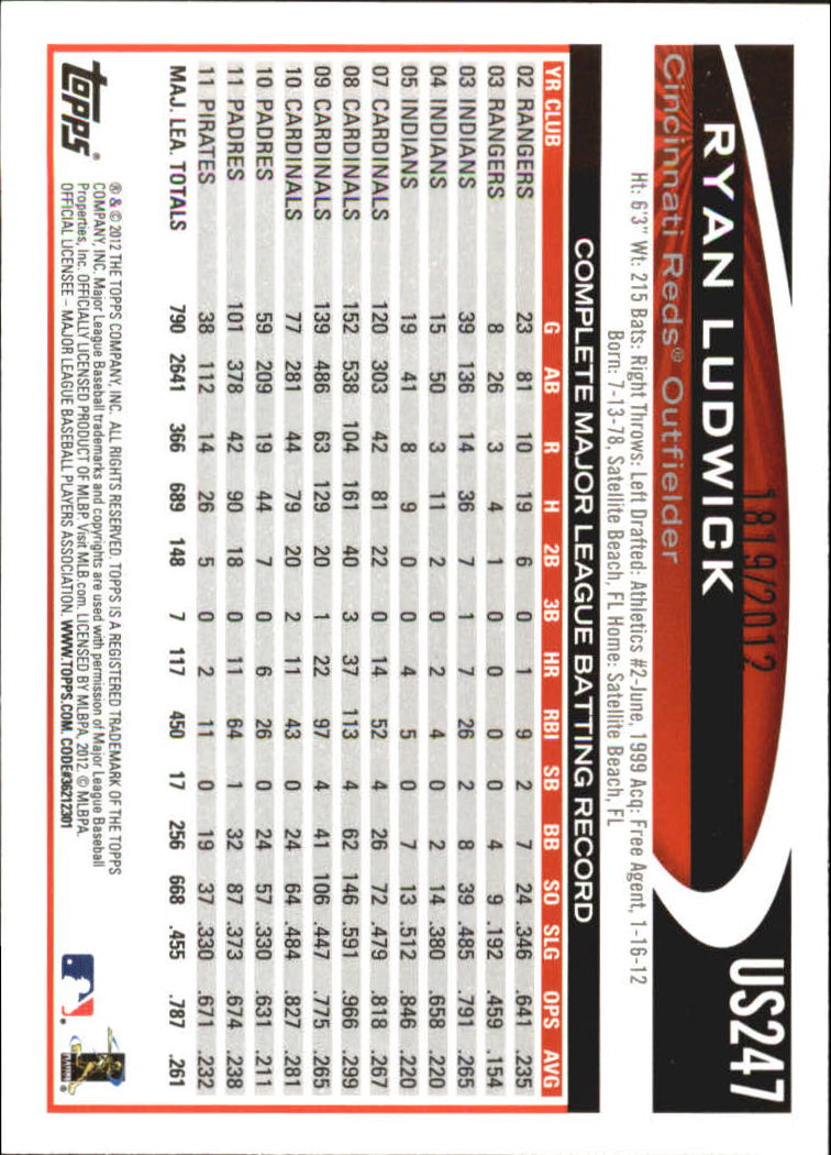 2012 Topps Update Baseball Gold Parallel Singles xxxx/2012 - You Choose - Picture 65 of 83