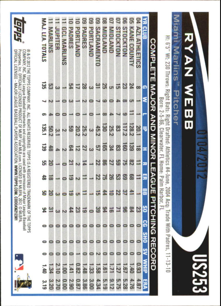 2012 Topps Update Baseball Gold Parallel Singles xxxx/2012 - You Choose - Picture 69 of 83