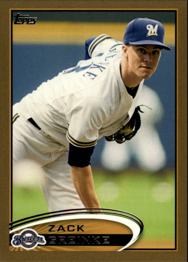 2012 Topps Gold #210 Zack Greinke