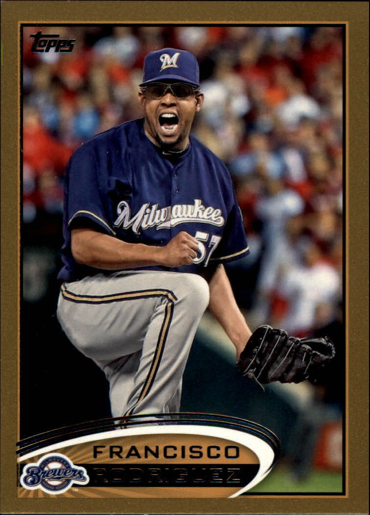 2012 Topps Gold #499 Francisco Rodriguez