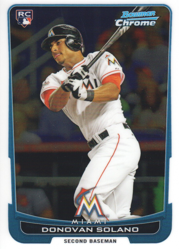 2012 Bowman Chrome #148 Donovan Solano RC