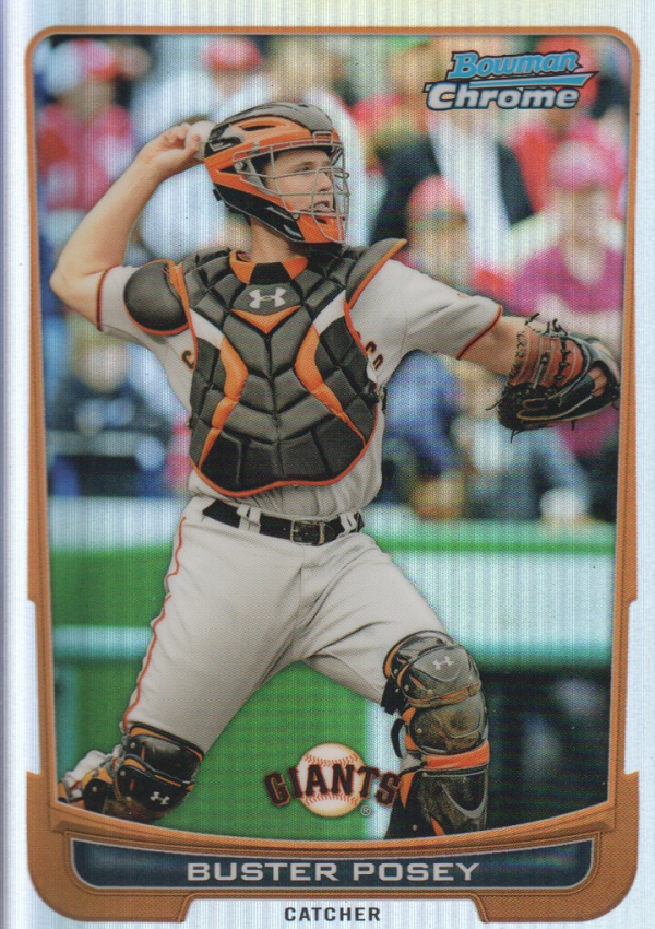 2012 Bowman Chrome Refractors #3 Buster Posey