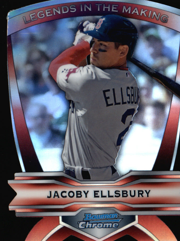 2012 Bowman Chrome Legends In The Making Die Cuts #JE Jacoby Ellsbury