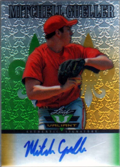 2012 Leaf Valiant Draft #MG1 Mitchell Gueller
