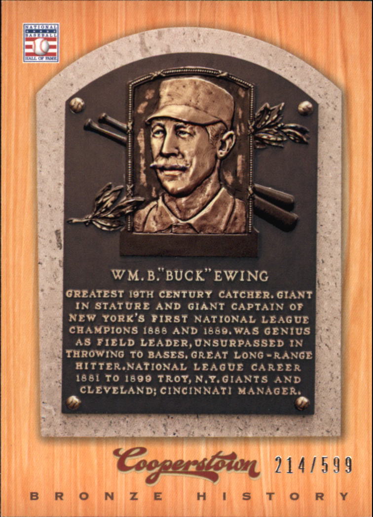 2012 Panini Cooperstown Bronze History #31 Buck Ewing