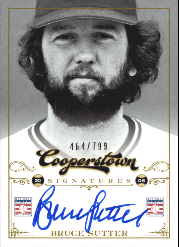 2012 Panini Cooperstown Signatures #49 Bruce Sutter/799