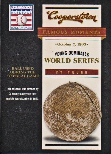 2012 Panini Cooperstown Famous Moments #1 Cy Young