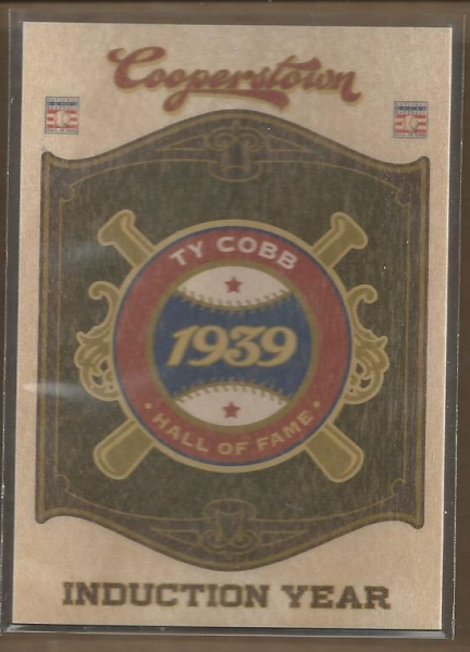 2012 Panini Cooperstown HOF Classes Induction Year #1 Ty Cobb