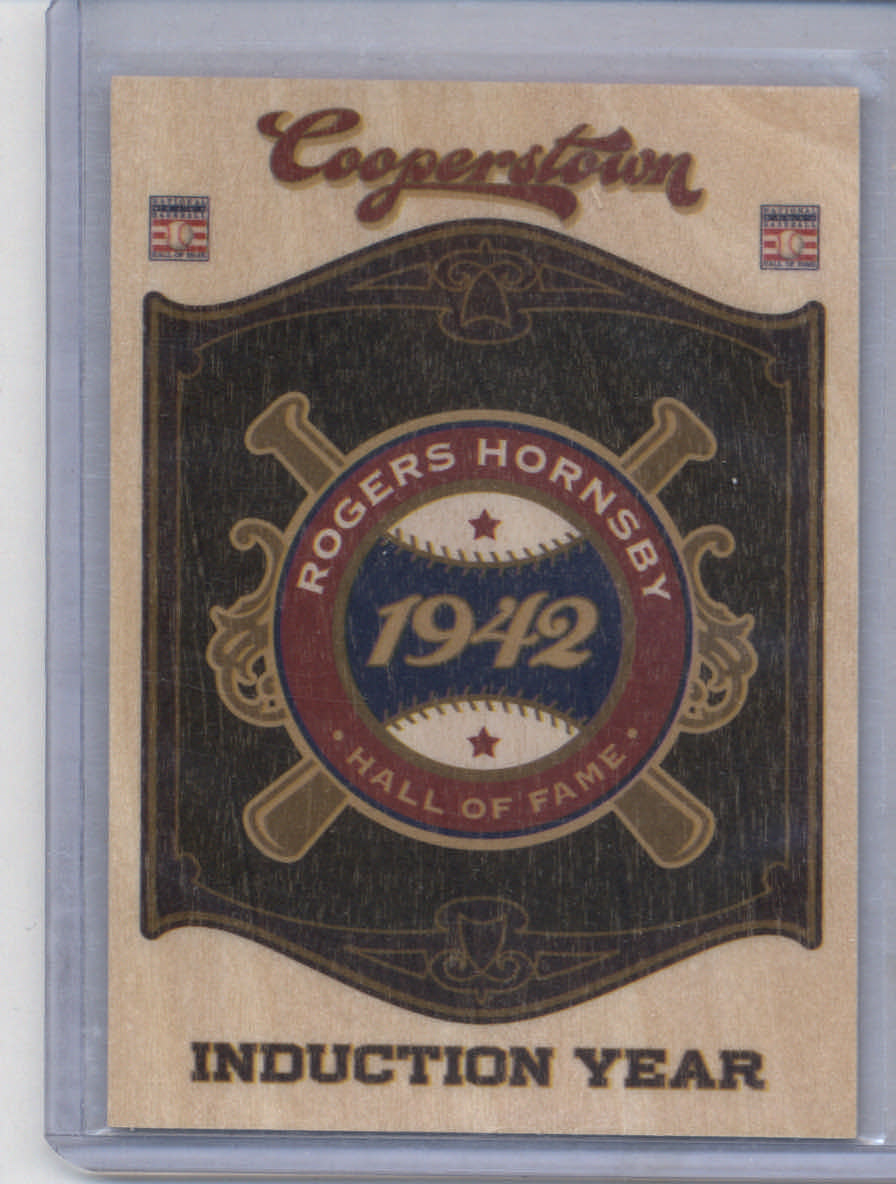 2012 Panini Cooperstown HOF Classes Induction Year #4 Rogers Hornsby