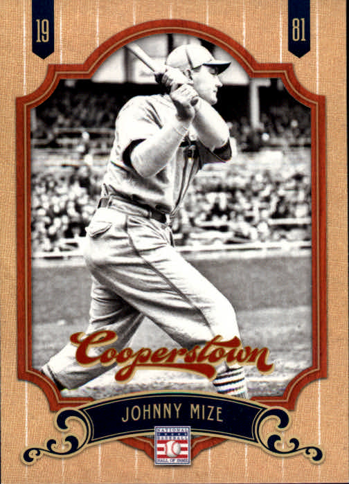 2012 Panini Cooperstown #103 Johnny Mize