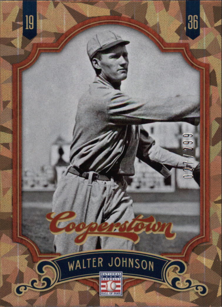 2012 Panini Cooperstown Crystal Collection #2 Walter Johnson