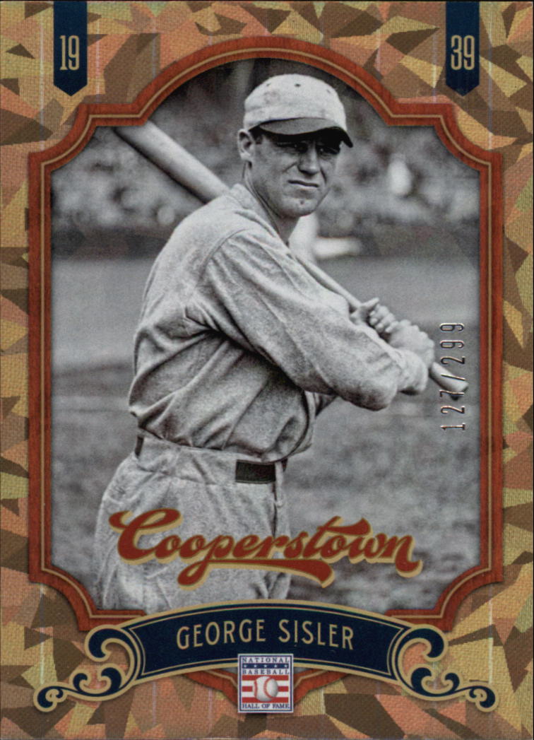 2012 Panini Cooperstown Crystal Collection #20 George Sisler