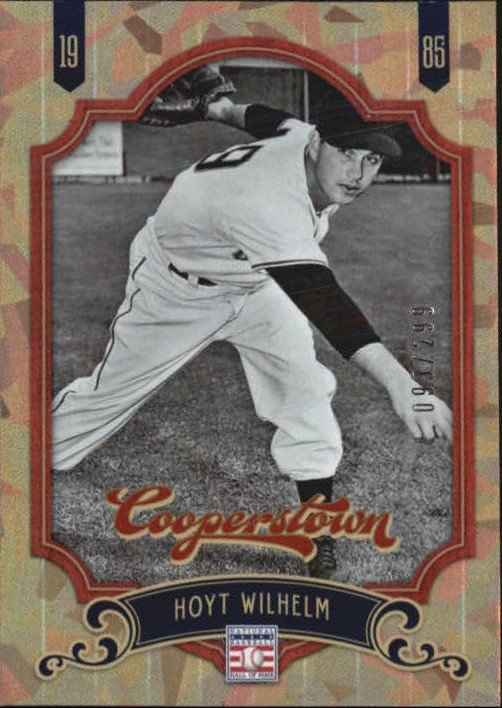 2012 Panini Cooperstown Crystal Collection #141 Hoyt Wilhelm