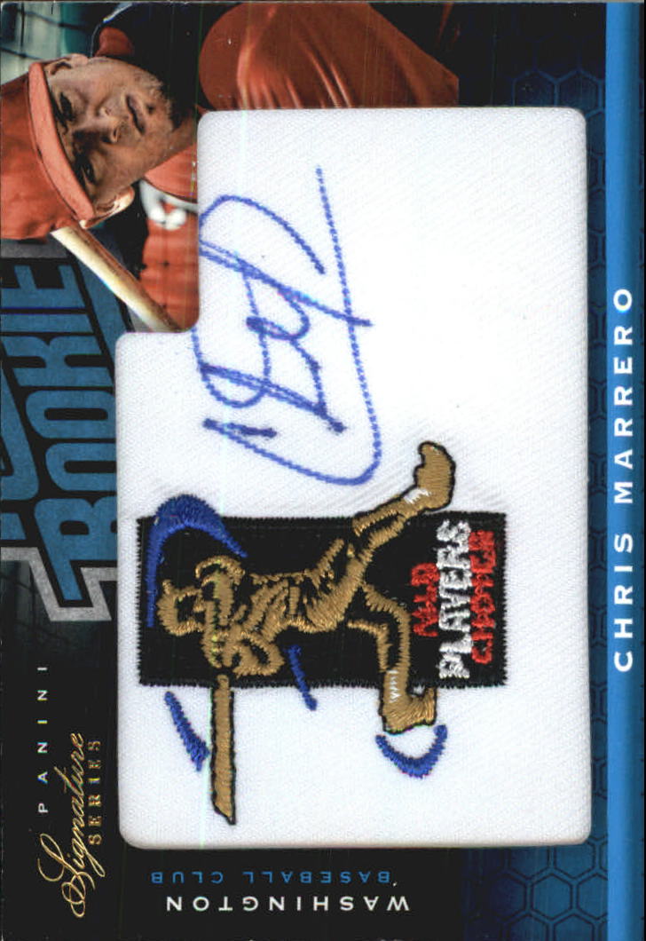 2012 Panini Signature Series Rookie MLBPA Logo #107 Chris Marrero/299