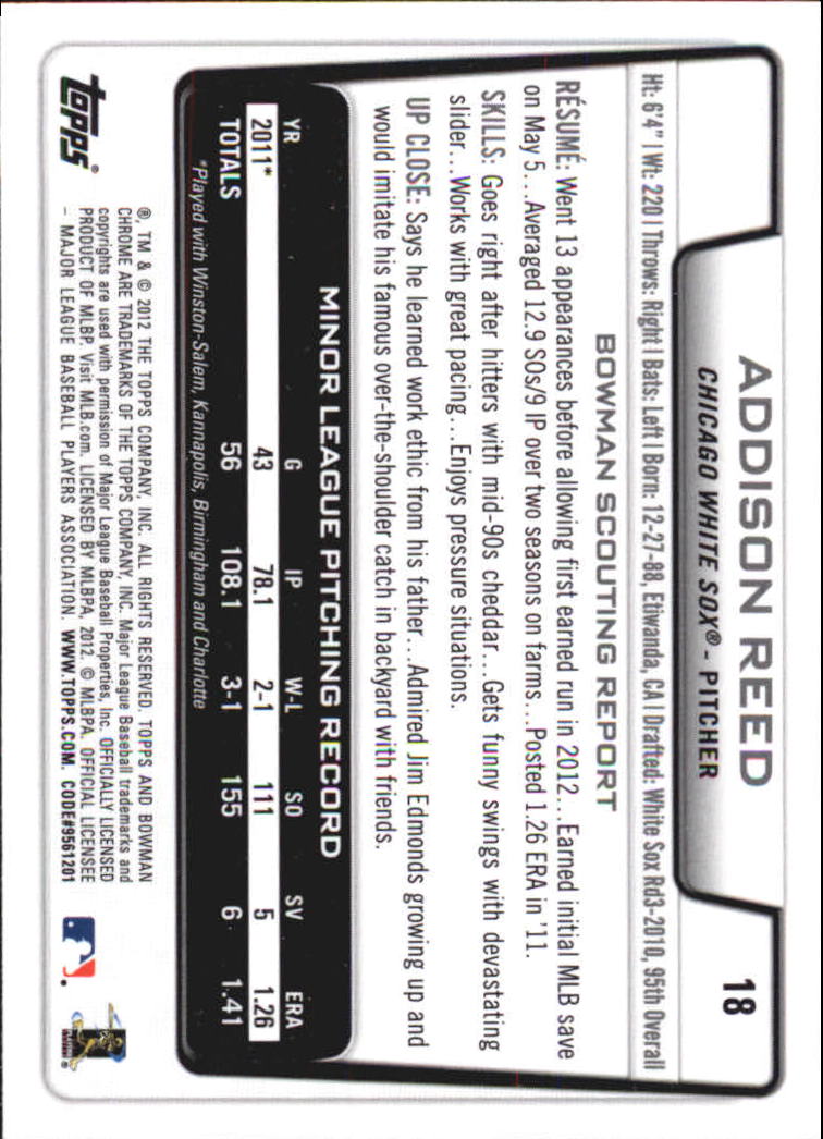 2012 Bowman Chrome Draft Baseball Card Pick (Base) - Bild 28 von 96
