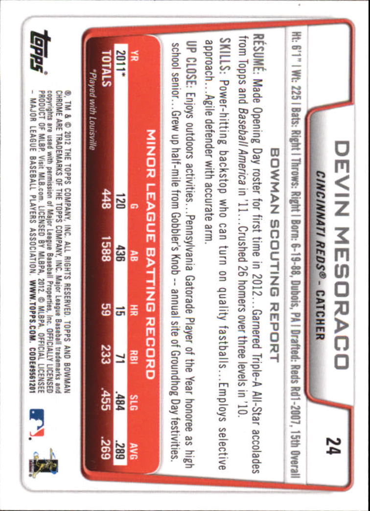 2012 Bowman Chrome Draft Baseball Card Pick (Base) - Bild 39 von 96