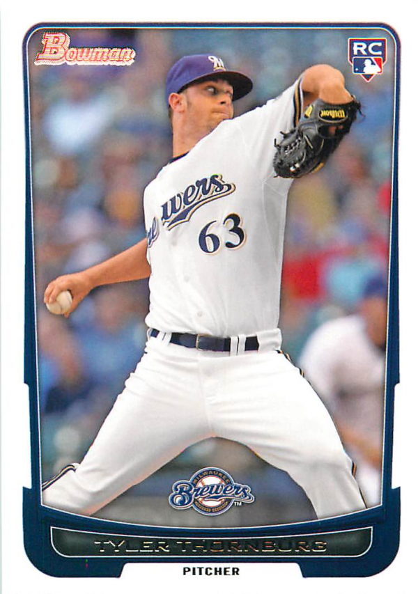 2012 Bowman Draft #8 Tyler Thornburg RC