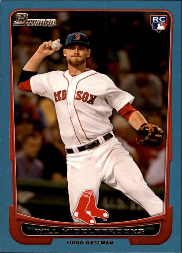 2012 Bowman Draft Blue #40 Will Middlebrooks