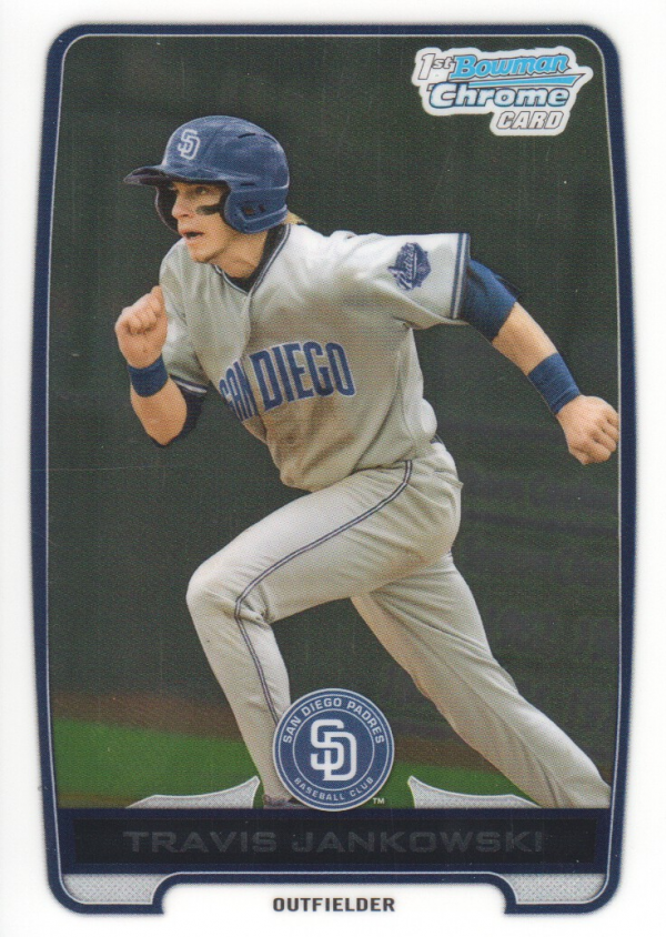 2012 Bowman Chrome Draft Draft Picks #BDPP24 Travis Jankowski