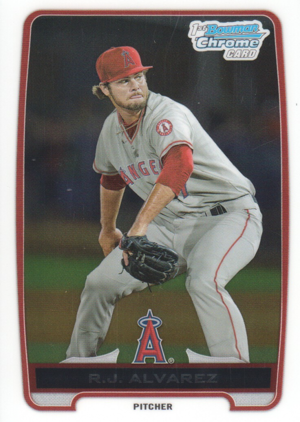 2012 Bowman Chrome Draft Draft Picks #BDPP46 R.J. Alvarez