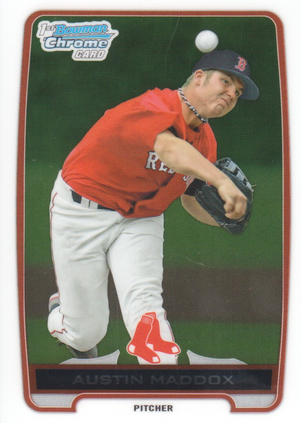 2012 Bowman Chrome Draft Draft Picks #BDPP49 Austin Maddox