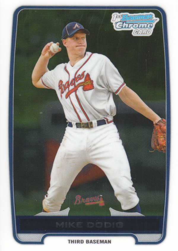 2012 Bowman Chrome Draft Draft Picks #BDPP77 Mike Dodig
