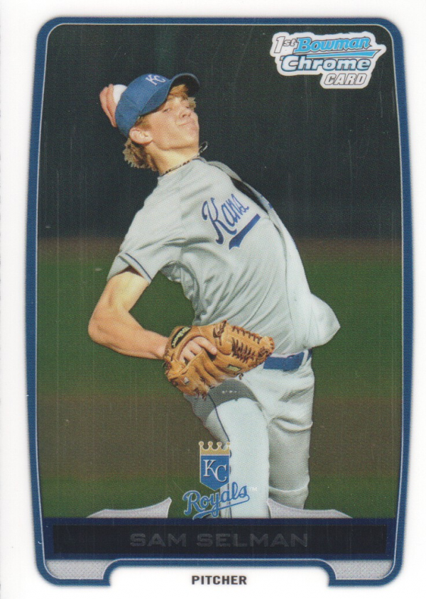 2012 Bowman Chrome Draft Draft Picks #BDPP116 Sam Selman