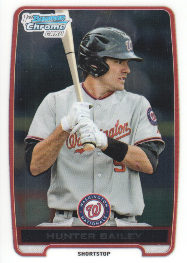2012 Bowman Chrome Draft Draft Picks #BDPP150 Hunter Bailey