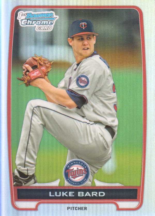 2012 Bowman Chrome Draft Draft Picks Refractors #BDPP15 Luke Bard