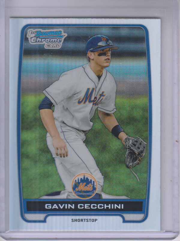 2012 Bowman Chrome Draft Draft Picks Refractors #BDPP17 Gavin Cecchini