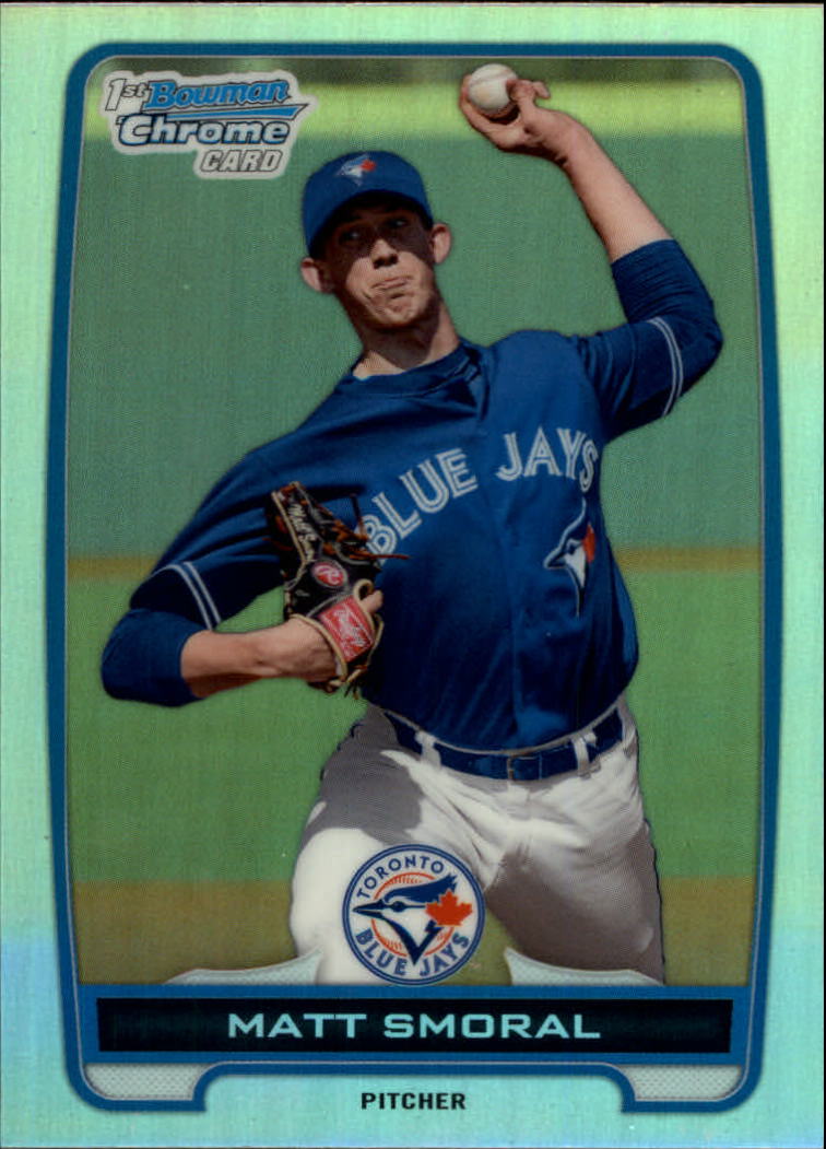 2012 Bowman Chrome Draft Draft Picks Refractors #BDPP36 Matt Smoral