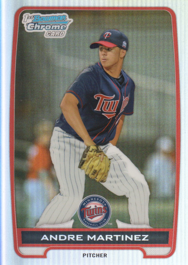2012 Bowman Chrome Draft Draft Picks Refractors #BDPP63 Andre Martinez