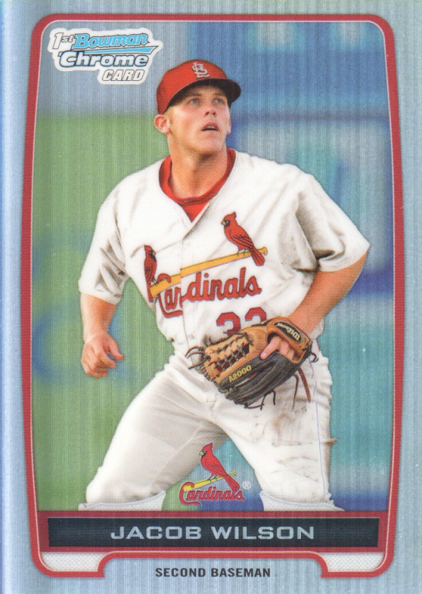 2012 Bowman Chrome Draft Draft Picks Refractors #BDPP66 Jacob Wilson
