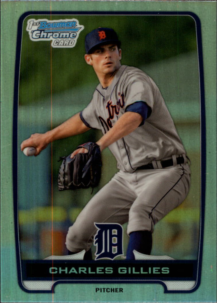 2012 Bowman Chrome Draft Draft Picks Refractors #BDPP98 Charles Gillies