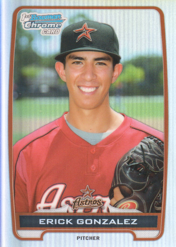 2012 Bowman Chrome Draft Draft Picks Refractors #BDPP99 Erick Gonzalez
