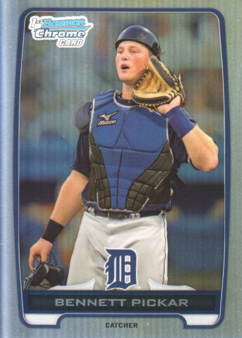2012 Bowman Chrome Draft Draft Picks Refractors #BDPP100 Bennett Pickar