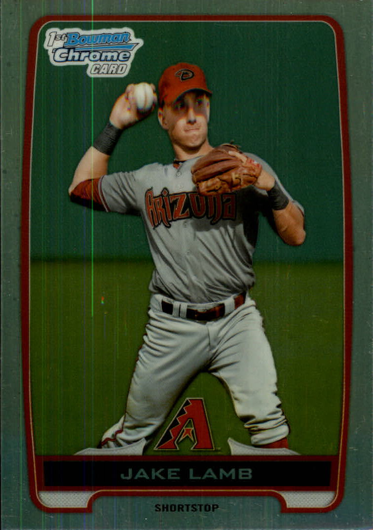 2012 Bowman Chrome Draft Draft Picks Refractors #BDPP110 Jake Lamb