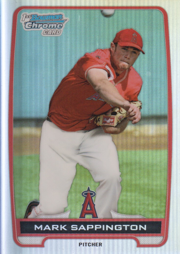 2012 Bowman Chrome Draft Draft Picks Refractors #BDPP115 Mark Sappington