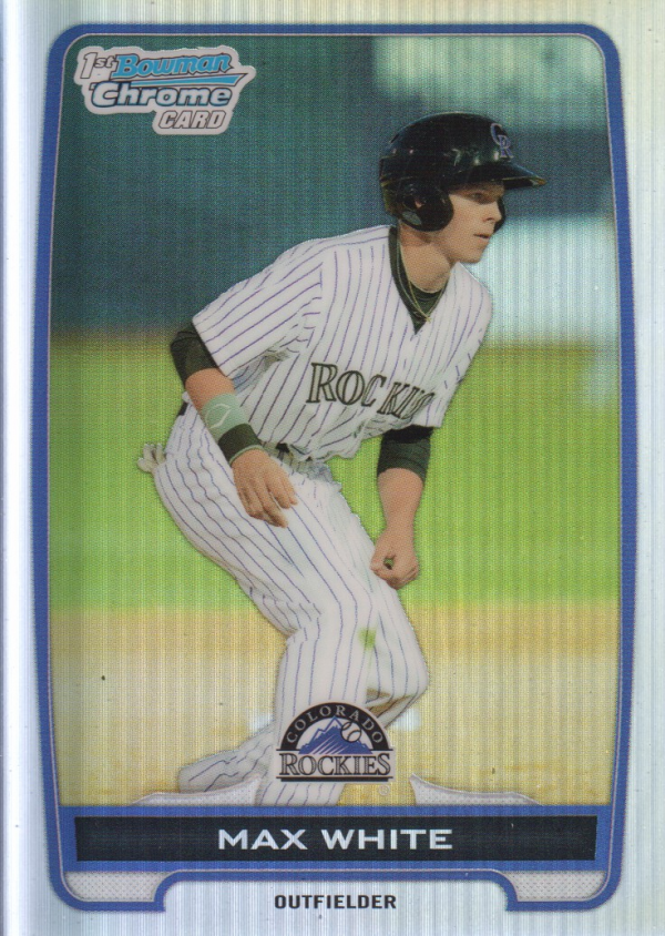 2012 Bowman Chrome Draft Draft Picks Refractors #BDPP119 Max White