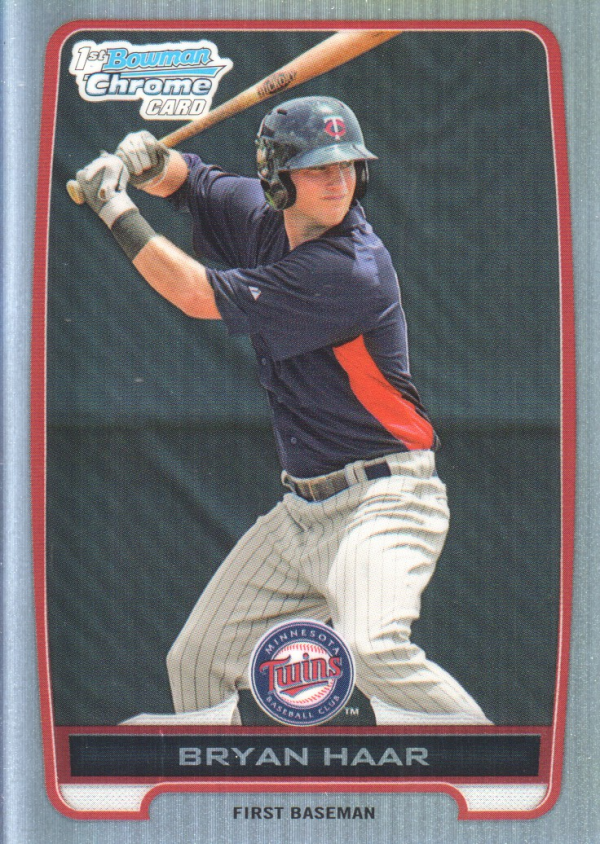 2012 Bowman Chrome Draft Draft Picks Refractors #BDPP155 Bryan Haar