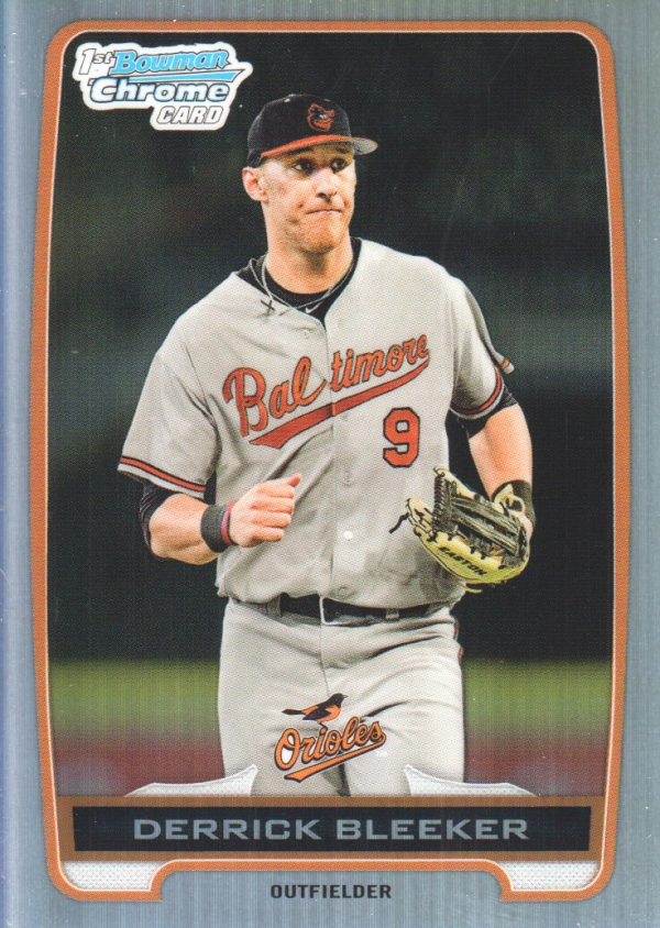 2012 Bowman Chrome Draft Draft Picks Refractors #BDPP157 Derrick Bleeker